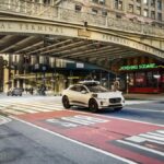 Waymo Driver Jaguar I-Pace mapping NYC at grand central