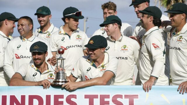 Wi vs Aus, 3º teste: Starc entra em livros de livros enquanto a Austrália venceu as Índias Ocidentais para completar a série Sweet

