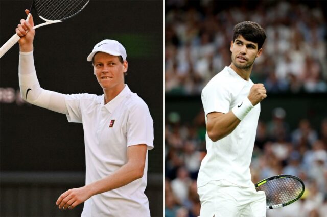 Wimbledon 2025: Como assistir Alcaraz-Sinner nas finais masculinas de graça


