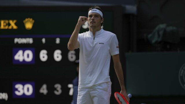 Wimbledon 2025: Fritz derrota Davidovich Fokina para selar o último 16º lugar

