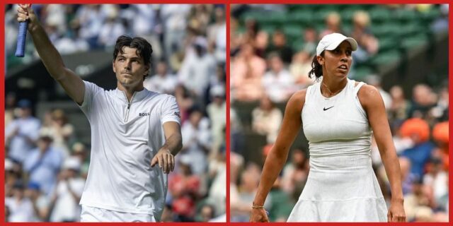 Solana Sierra foi a primeira sorte no período aberto em Wimbledon. (Fonte: Getty)
