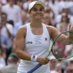 Wimbledon, neste dia: Ashley Barty ganhou o título de Wimbledon em 2021.