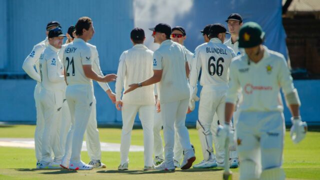 Zim vs NZ, 1º teste: seis Matt Henry Kaliti Desmonte o Zimbábue para 149

