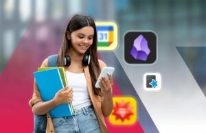 14 aplicativos essenciais para ajudá -lo a sobreviver e prosperar na universidade Um banner multifolorado com o logotipo da AP e o texto da polícia do Android de volta à escola