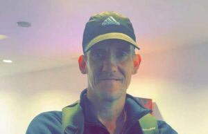 O Dale 'Brett' Stogden, na foto, um pai que foi morto em um terrível tiroteio que acabara de bater o câncer de pulmão meses antes de sua morte trágica