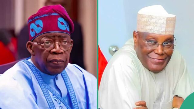 2027 Eleições: Atiku lembra uma contra o balcão para Win Tinubu

