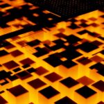 A Apple TSMC Chipmaker também diz que está livre das taxas dos EUA | Imagem 3D abstrata que lembra um chip de silício