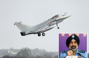 A Índia abateu seis aeronaves paquistanesas em maio, diz o chefe da Força Aérea Rafale um lutador inicial.