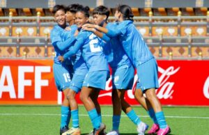 A Índia derrota o Butão por 8-0 no campeonato feminino de Saff Sub-17 A Índia derrota o Butão por 8-0 no campeonato feminino de Saff Sub-17