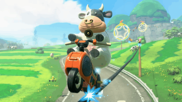 A PETA pede a Nintendo a eliminar o anel do nariz da vaca 'Mario Kart World': 'É um mal!'


