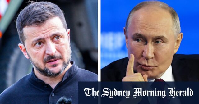 A Rússia faz enxurrar o campo de lutar como Zelensky voca para pousar Cupido de Putin

