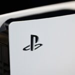 PlayStation 5 logo on console