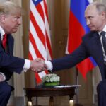 Presidente Donald Trump Wellenskes, presidente da Ucrânia, Volodymyr Zelenskyy para a Casa Branca em Washington, sexta -feira, 28 de junho de 2025. (AP Photo / Ben Curtis)