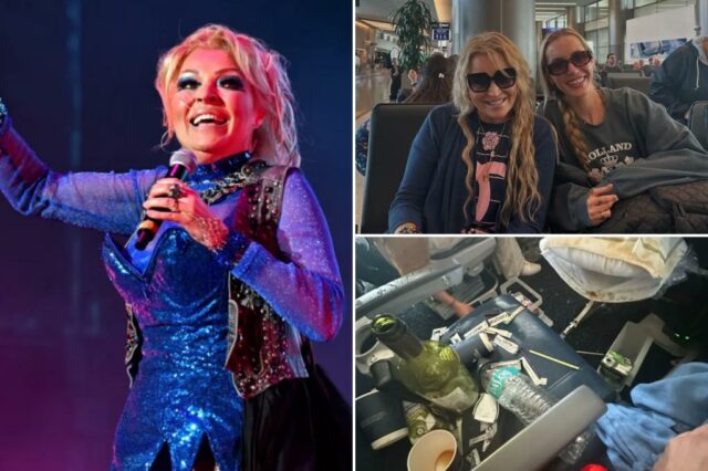 A estrela da Billboard Kristine temia que "eu não vou fazer isso" durante um voo Stormy Delta, que é ferido 25

