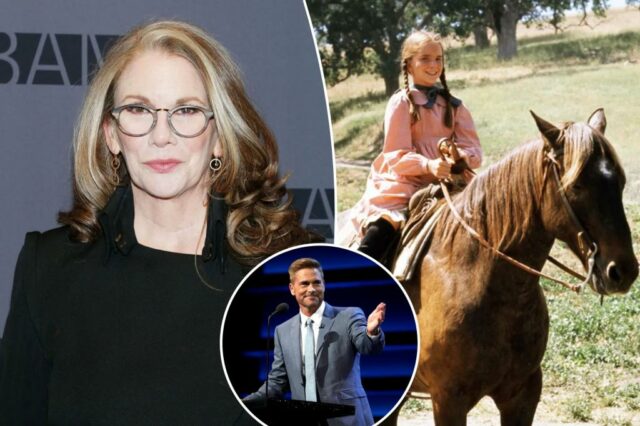 A estrela de "Little House on the Prairie" de Melissa Gilbert

