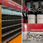 A exportação de álcool nos EUA para o Canadá cairá mais de 60% como uma fúria sobre o boicote de Tarifas de Trump