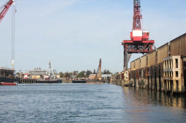 Mapeie com a localização da localização do Superfundo United Heckathorn, ao lado do Canal Lauritzen em Richmond, Califórnia.