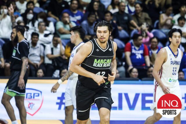 A extinção de Macau é Gilas Pilipinas novamente no Aratia Coliseum durante um jogo de exposições marrom-Millora.