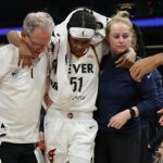 À medida que a febre de Indiana se encaixa nos ferimentos que terminam a temporada em Colson, McDonald