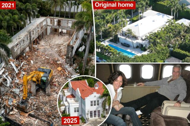 A notória mansão de Palm Beach Jeffrey Epstein comprou por US $ 2,5 milhões transformados em US $ 60 milhões

