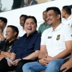 A partida inaugural da equipe nacional Sub-17 sem problemas, Bobby Nasution recebeu o louvor a Erick Thahir