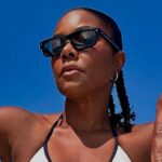 Gabrielle Union exibe a pele jovem em fotos vestidas de biquíni com o marido Dwyane Wade