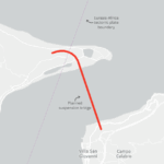 A ponte de suspensão mais longa do mundo é aprovada na linha de falha de falha