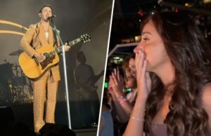 A reação da esposa de Kevin Jonas ao seu solo de concerto é de partir o coração. Assista a reação chorosa da esposa de Kevin Jonas ao seu show solo