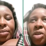 A senhora nigeriana compartilha como ela se mudou para o Canadá por terra, menciona países que ela passou, muitos reagir