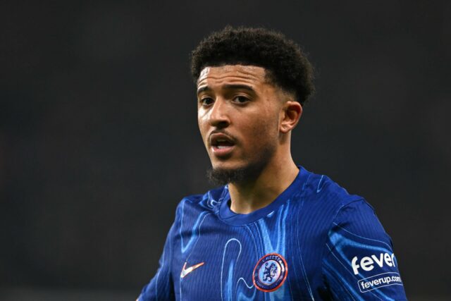 Jadon Sancho em ação para Manchester United