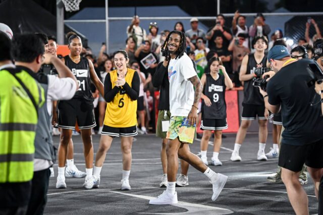 Ja Morant, na sexta -feira, durante a turnê 