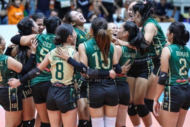 A Universidade de San Carlos celebra uma vitória sobre o Ateneo na perna de Cebu da Super League (SSL) da Shakey (SSL) no sábado.
