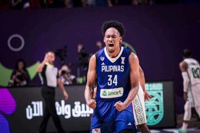 Ben Edu Gilas Pilipinas vs Arábia Saudita 2025 FIBA Asia Cup