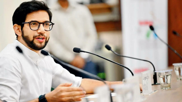 Aaditya Thackeray em BBCs em Indian e Paquistão

