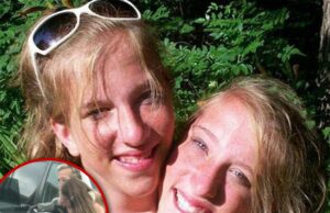 Adicionados gêmeos e talalel britânico para andar com um bebê recém -nascido Abby e UK Twin e Baby Insta TMZ 1