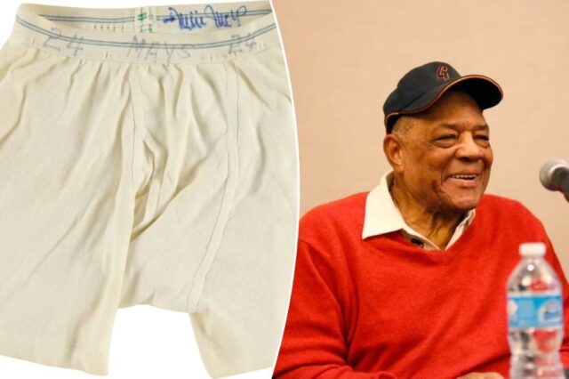 Agora você pode ter a MLB Willie Mays 'Legend' assinada e desgastada, porque lembranças estranhas vão ao leilão

