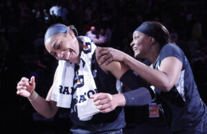 A’ja Wilson ficou chocado por ser o primeiro jogador WNBA com 30 a 20 partidas A'ja Wilson 30-20 Game WNBA Las Vegas Aces