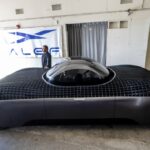 Alef Aeronautics para começar a voar carros e exames de caminhão a cinquenta por cento da Lua Bay, terminais de voo Hollister