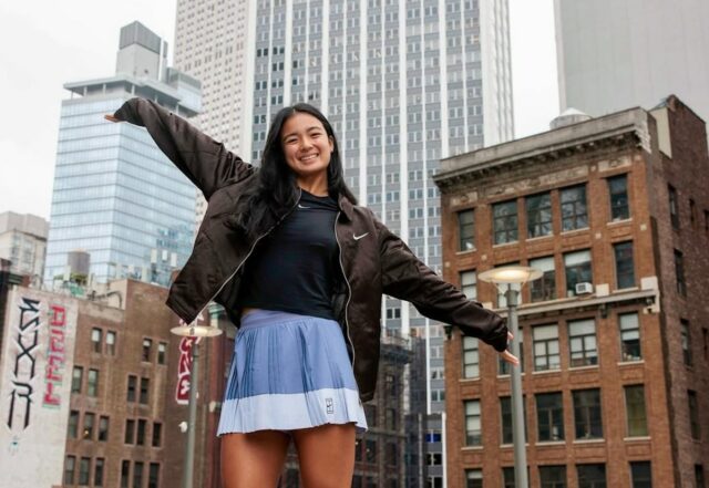 Alex Eala está em Nova York antes de sua campanha no US Open de 2025.