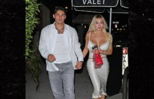 Após a reconciliação, Ryan Garcia e Andrea Celina mostram PDA em um ponto de acesso em LA Ryan Garcia Andrea Celina