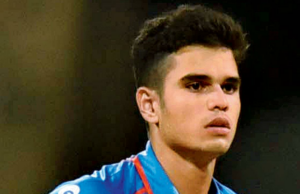 Arjun, filho do ex -jogador de críquete da Equipe India Sachin Tendulkar Arjun, filho do ex -jogador de críquete da Equipe India Sachin Tendulkar