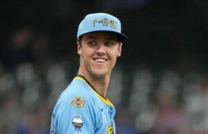 Arremessador de cervejeiros, Jacob Misorowski Arremessador de cervejeiros, Jacob Misorowski