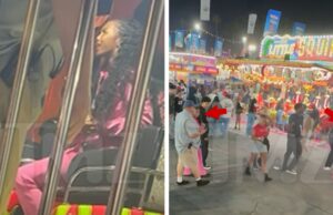 As filhas de Diddy, Jessie e D’LiLa, começaram a Rollercoaster no vídeo 081725_JESSIE_DLILA_COMBS_KAL