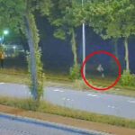 O suspeito assassino de Lisa, de 17 anos, pego no CCTV em Duivendrecht