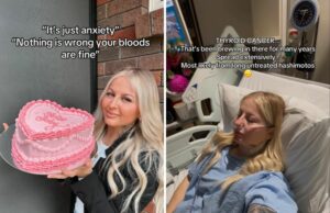 As mulheres disseram que ela tem ansiedade, mas chocada com o que acontece depois da varredura As mulheres disseram que ela tem ansiedade, mas chocada com o que acontece depois da varredura