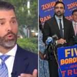 Don Trump Jr. sobre Fox & Friends discutindo Zohran Mamdani's