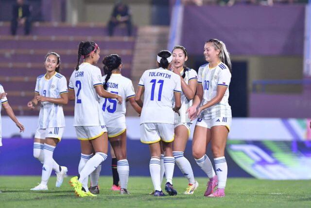 Filipin Women's Football Team conhecido como Filipina