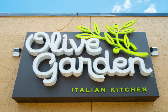 Atualização de menu principal do Olive Garden




