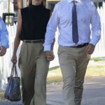 Matt Wright e sua esposa Kaia chegam ao tribunal na quarta -feira