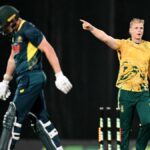 Aus vs SA: Corbin Bosch enviou um ponto de demérito para enviar Ben Dwarshuis